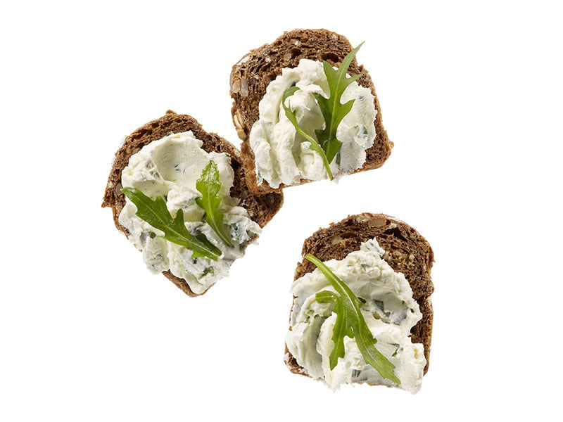 Rucolafrischkäsezubereitung